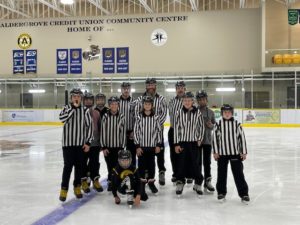 Class of 2021. AMHA's newest game officials spent a day at the arena getting game ready to officiate for the upcoming season.